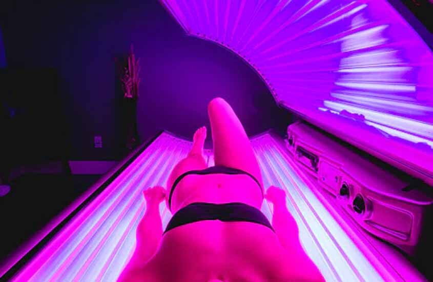Tanning Bed Red Light Therapy